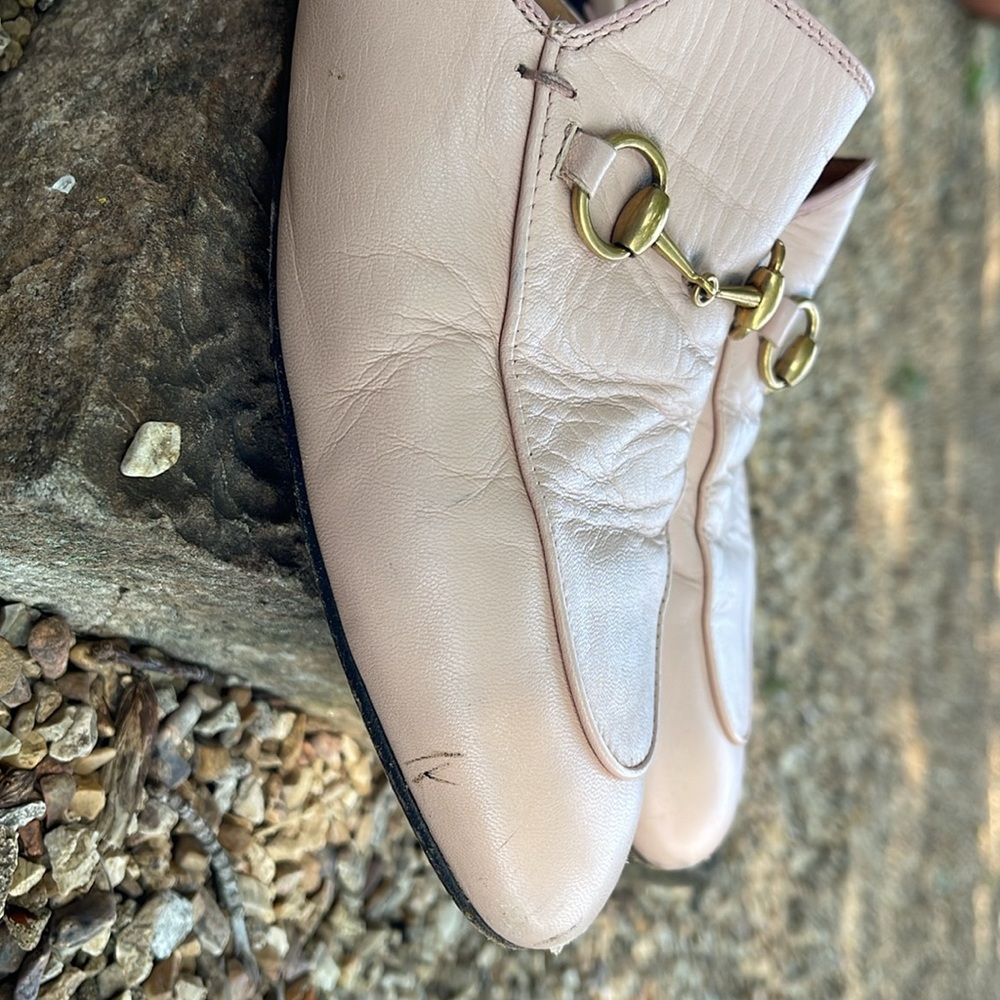Gucci leather loafer size 38.5 pink - Picture 8 of 12
